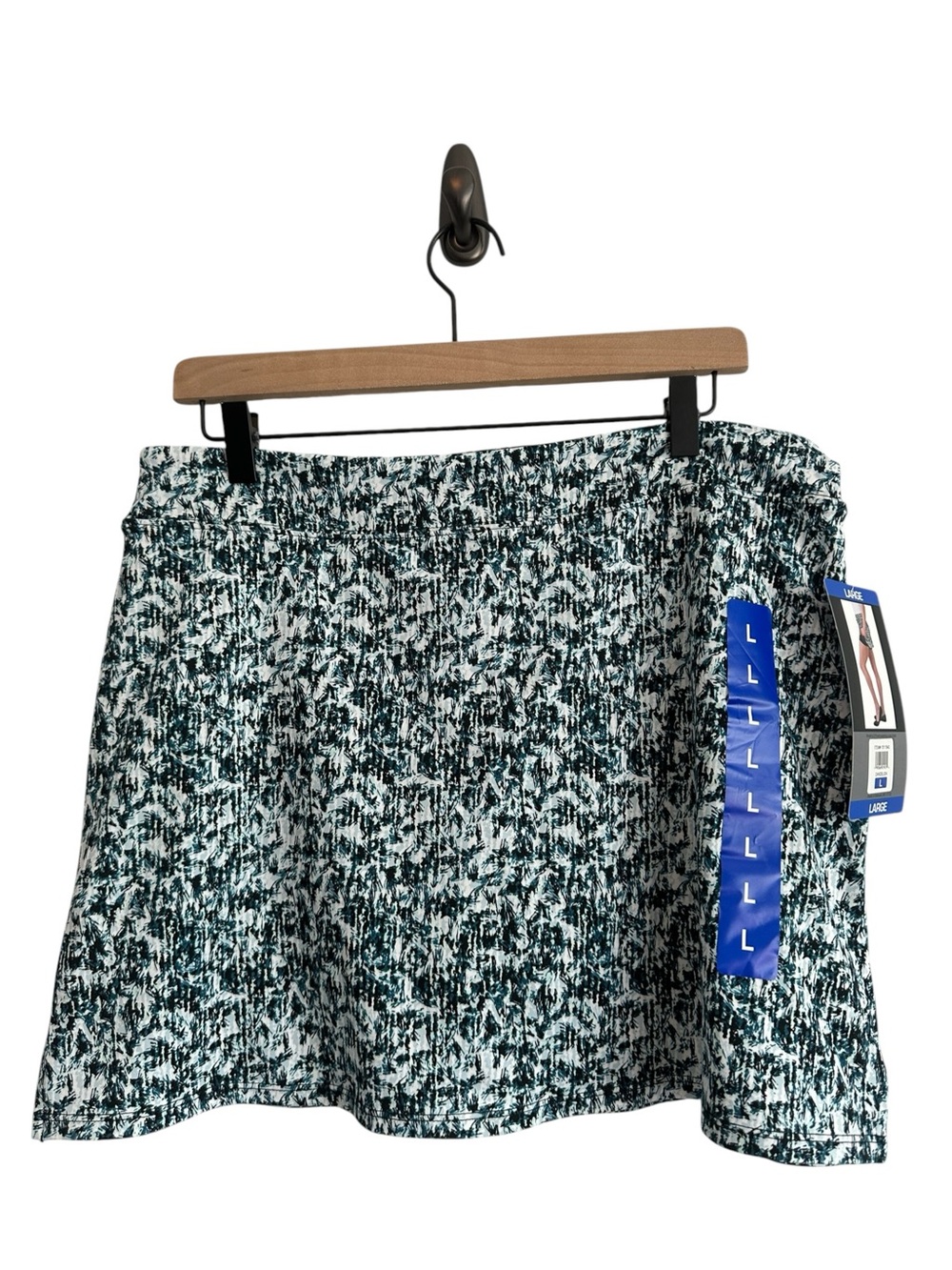 Tranquility Women Skirt Large Green Black White Tennis Golf Athletic Wear New